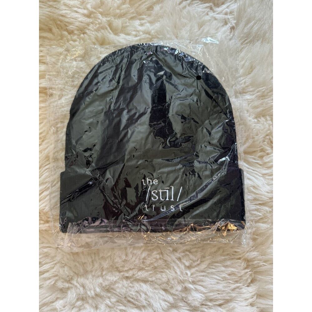 New Black Beanie (the stil trust logo) unisex hat winter fall warm